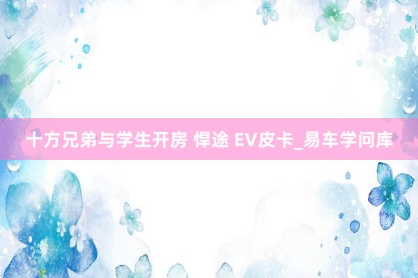 十方兄弟与学生开房 悍途 EV皮卡_易车学问库