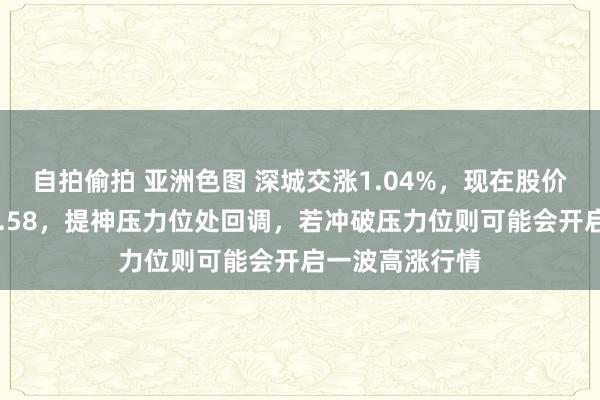 自拍偷拍 亚洲色图 深城交涨1.04%，现在股价市欢压力位48.58，提神压力位处回调，若冲破压力位则可能会开启一波高涨行情